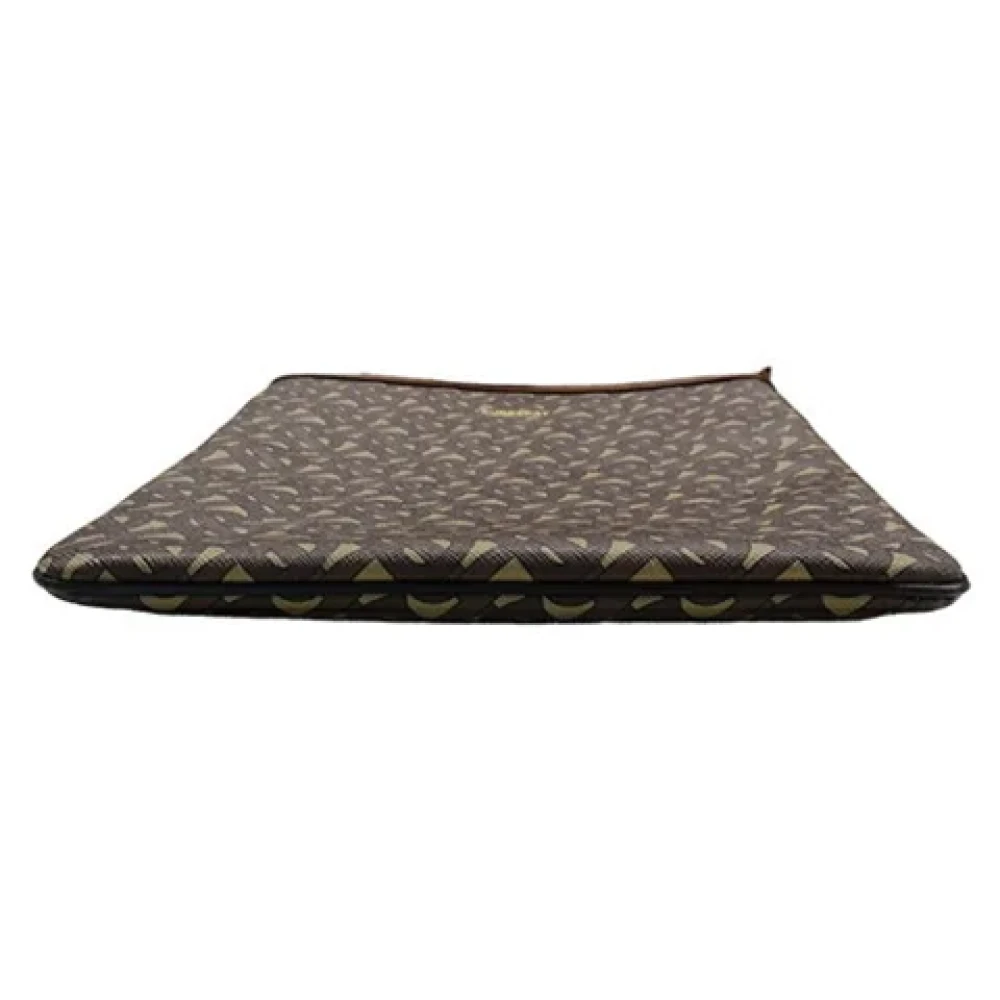 Burberry Vintage Pre-owned Plastic shoulder-bags Brown Dames