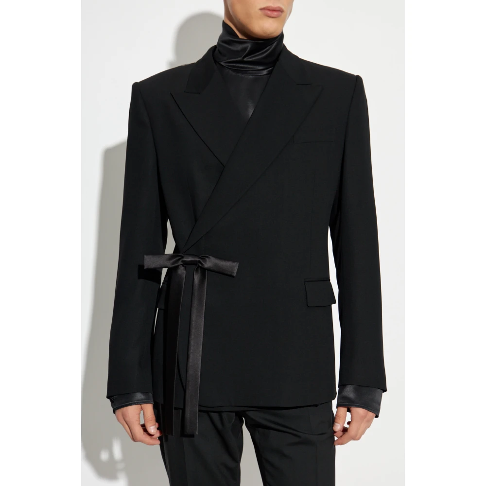 Dolce & Gabbana Wollen blazer Black Heren