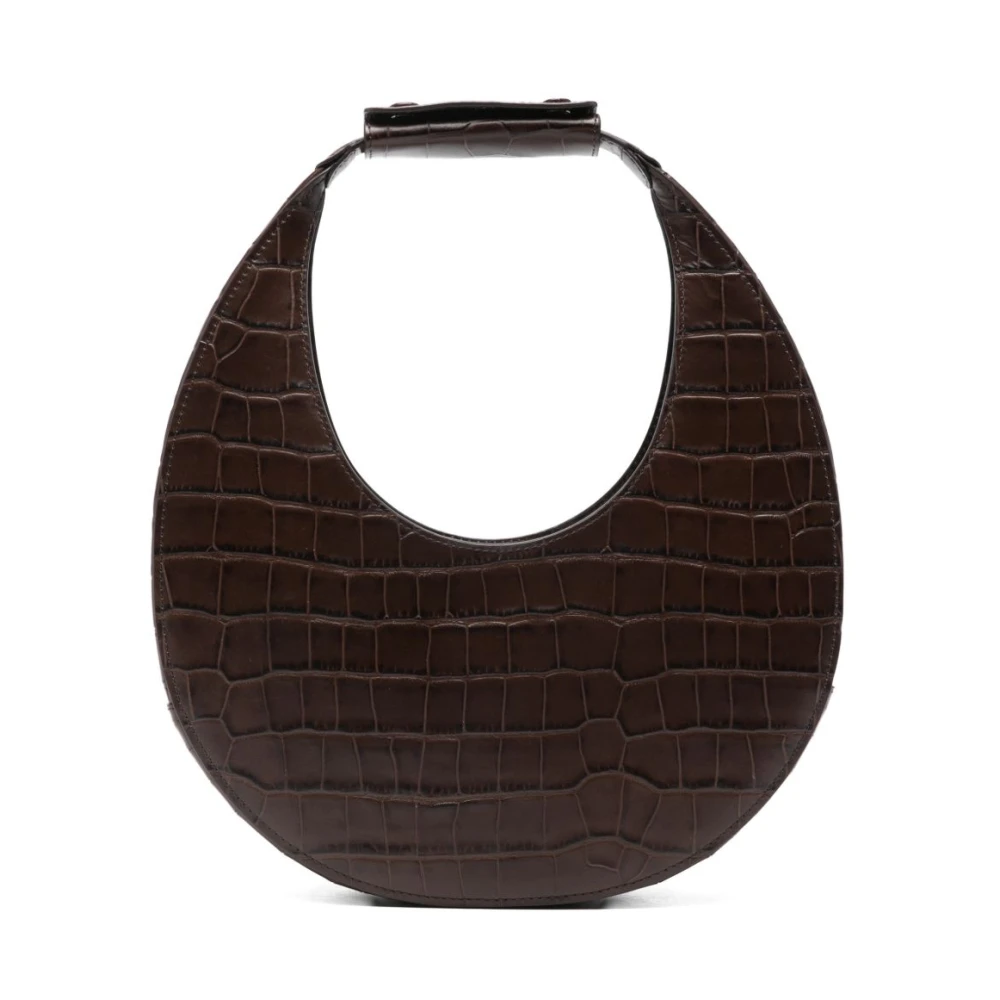 Staud Brown Handbags, Female, One Size, Moon Tote
