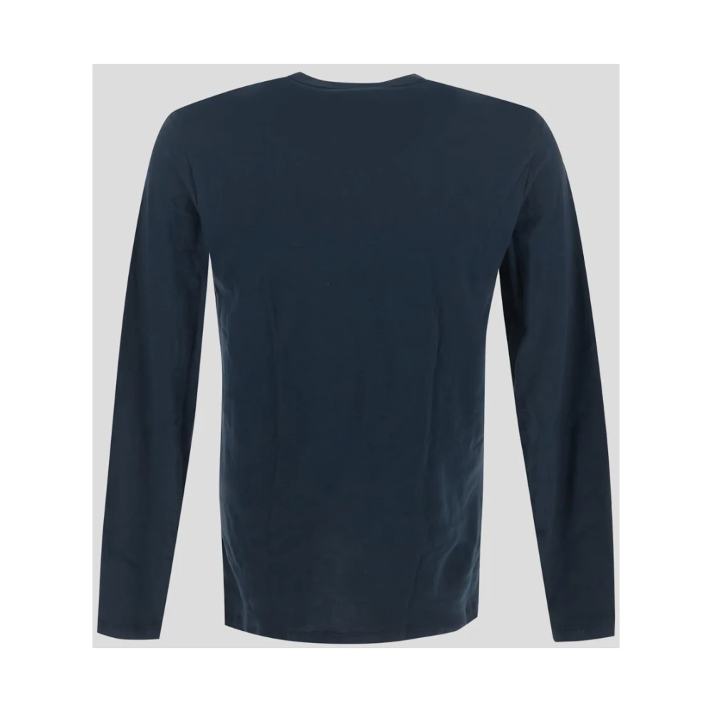 Tom Ford Stijlvolle longsleeve T-shirt Blue Heren