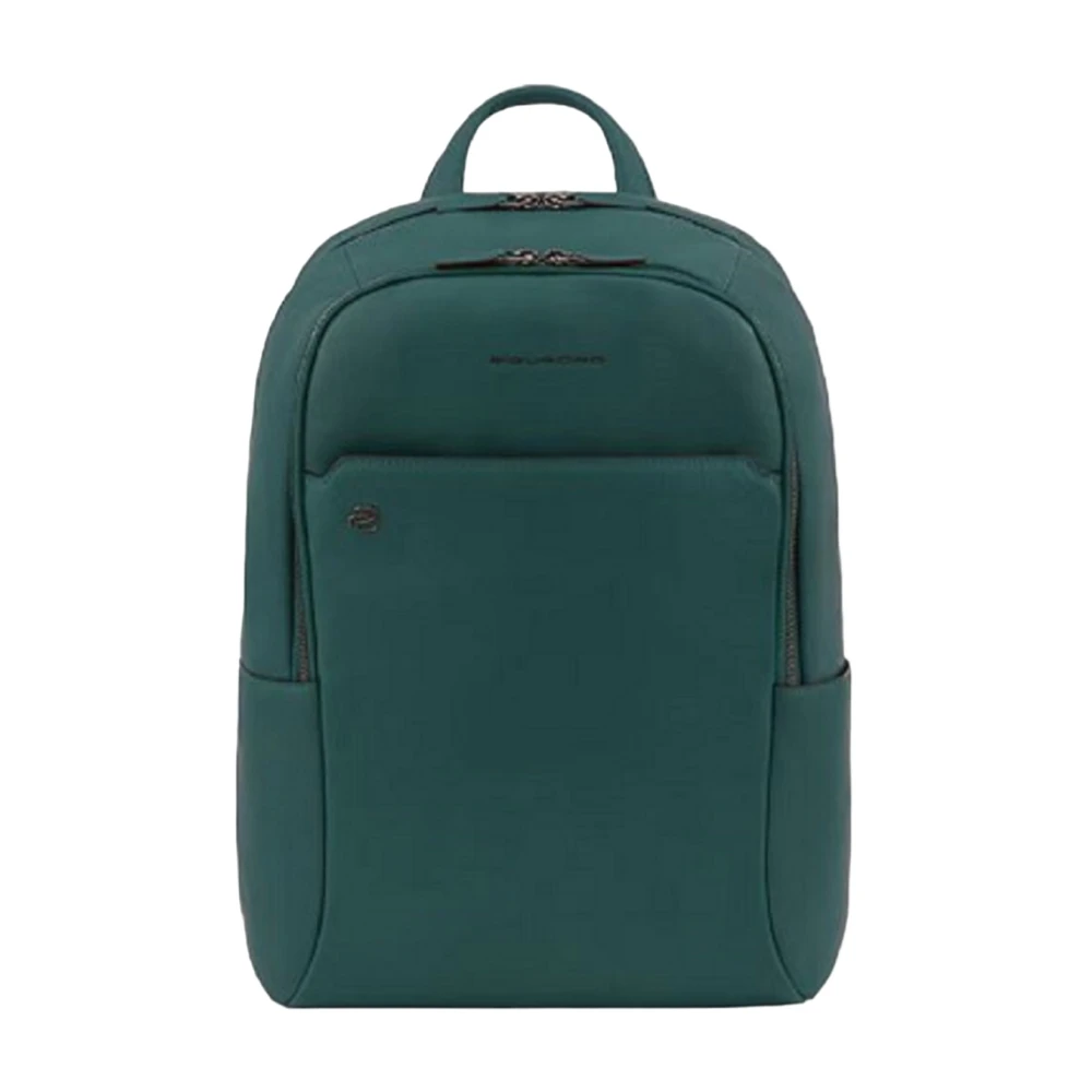 Piquadro Men's Green Backpacks, One Size, Big Size Computer Backpack