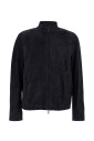 veste-en-daim-bleu-avec-col-haut