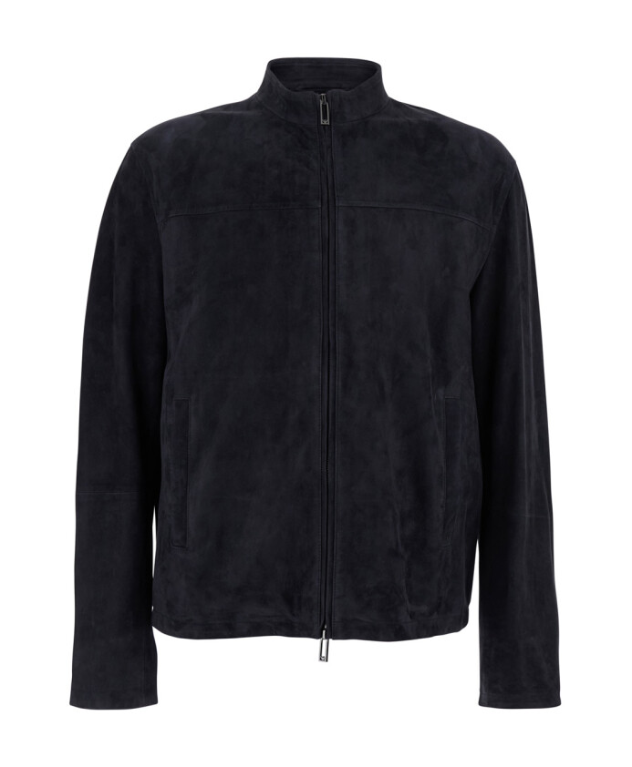 veste-en-daim-bleu-avec-col-haut