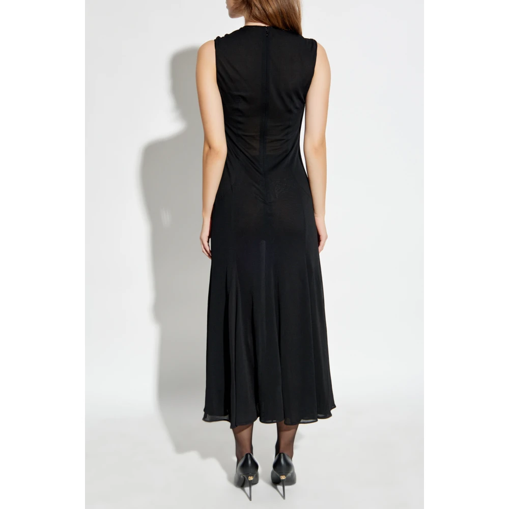 Dolce & Gabbana Mouwloze jurk Black Dames