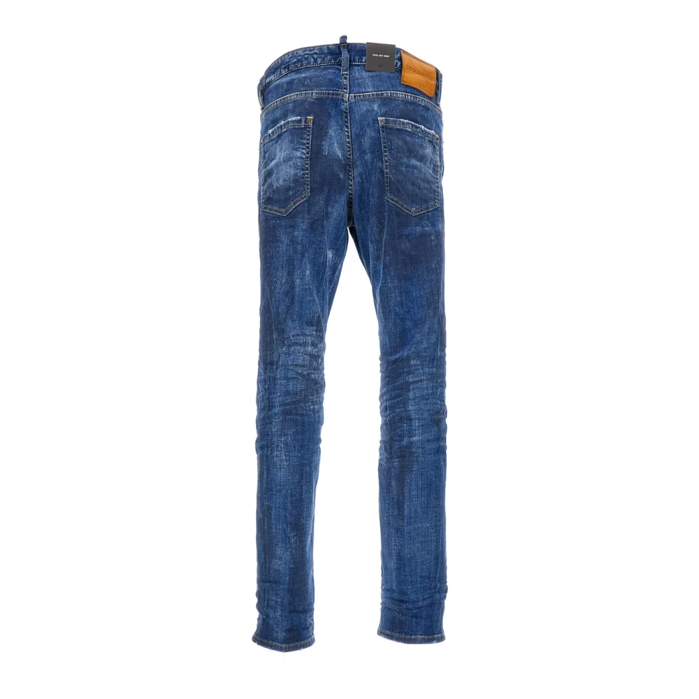 Dsquared2 Moderne Slim-Fit Cool Guy Jeans Blue Heren