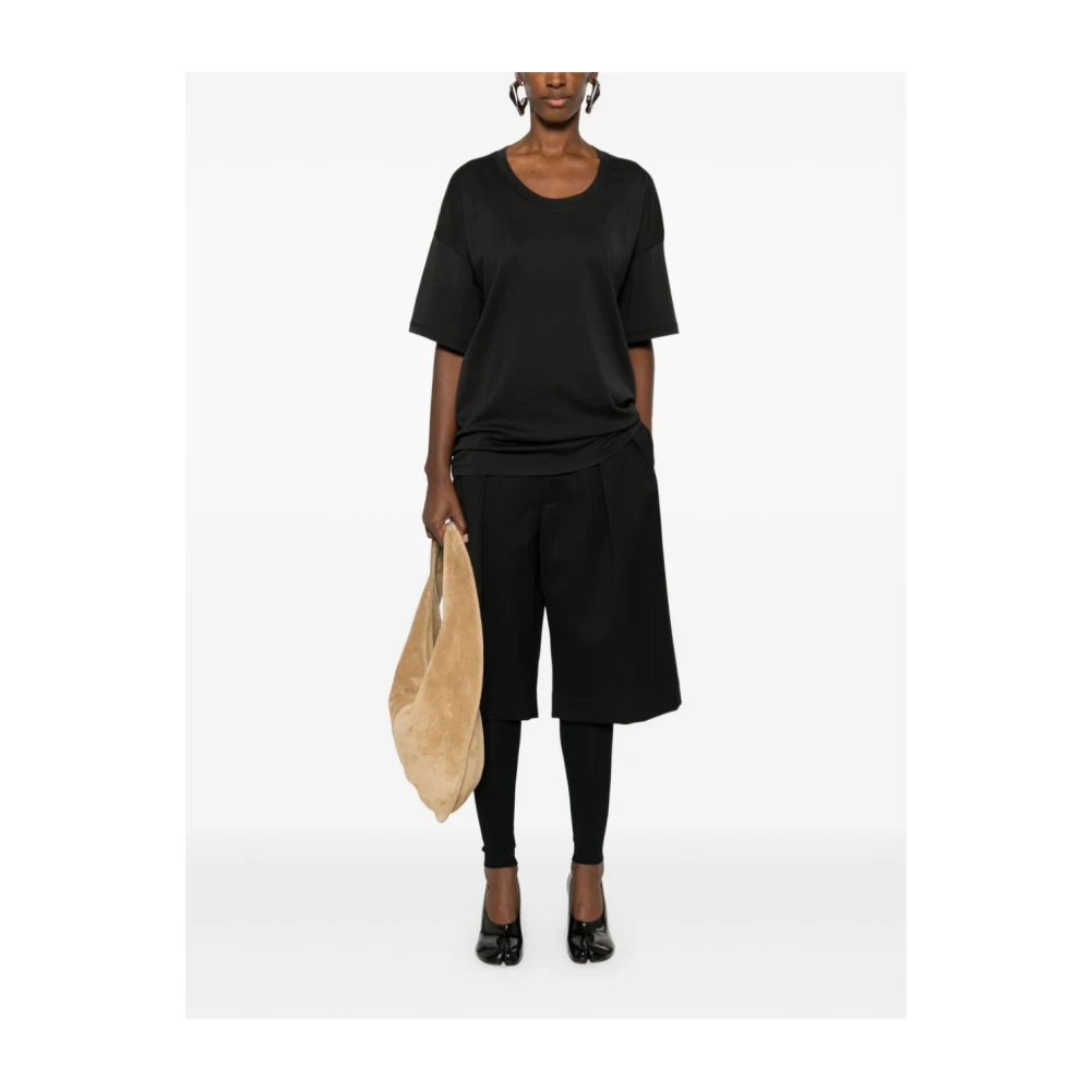 Lemaire Casual Katoenen T-shirt Black Dames