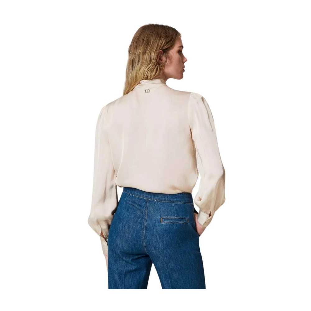 Twinset Basis Shirt Beige Dames