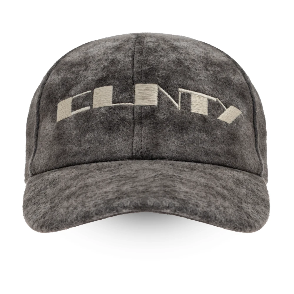 Rick Owens Unisex Grigio Baseball Cap
