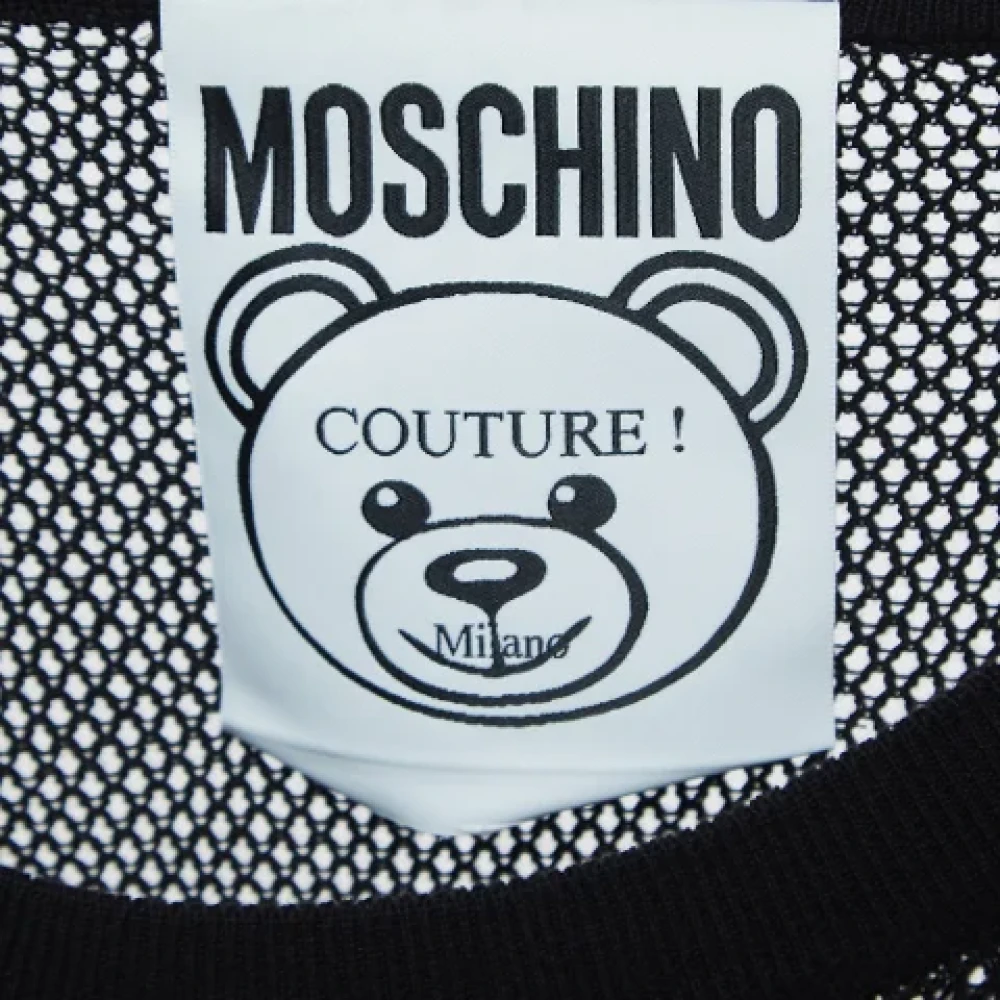 Moschino Pre-Owned Pre-owned Mesh tops Black Dames