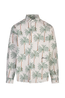 chemise-blanche-a-imprime-palmier