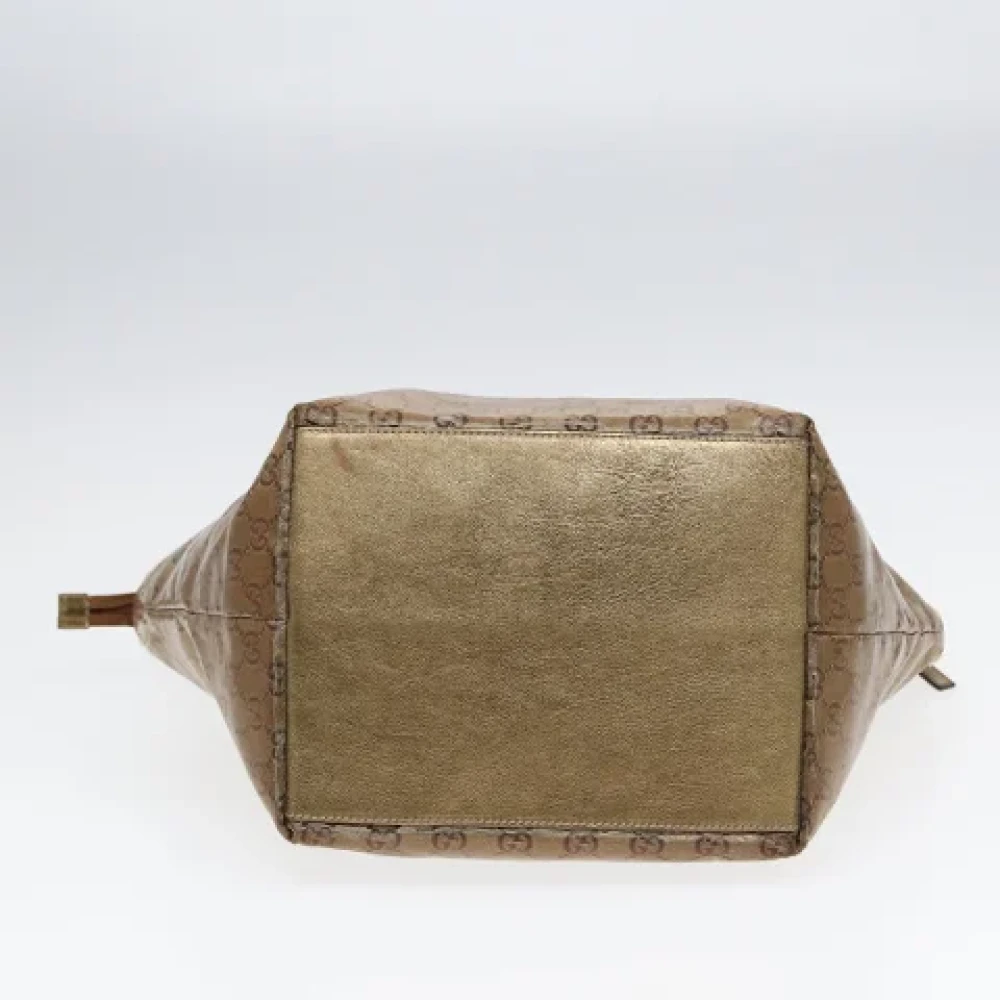 Gucci Vintage Pre-owned Canvas totes Yellow Dames
