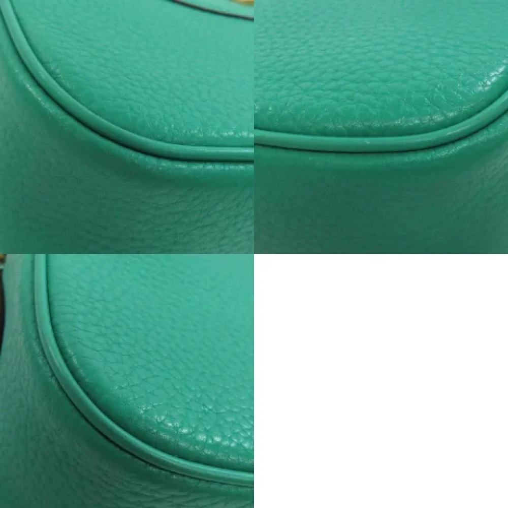 Coach Pre-owned Leather shoulder-bags Green Dames