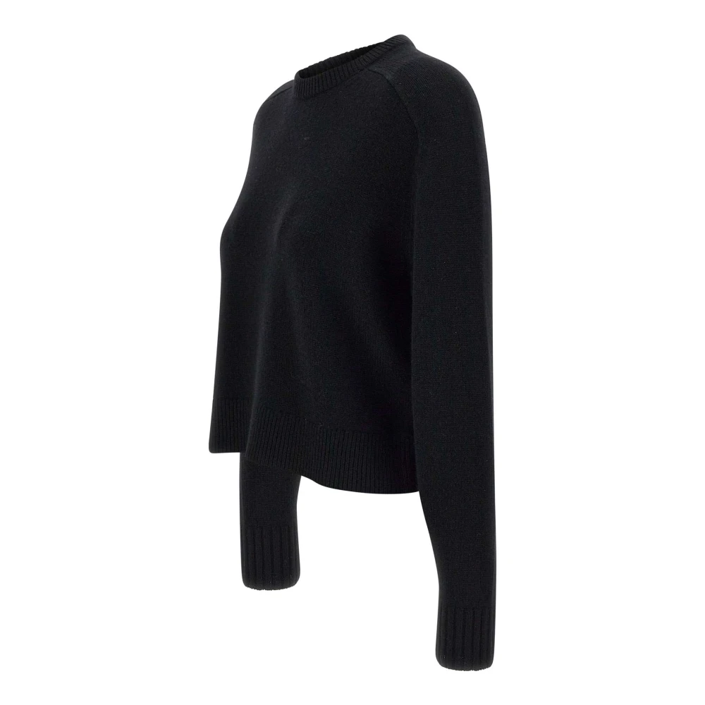 Theory Kasjmier Zwarte Trui Lange Mouw Black Dames