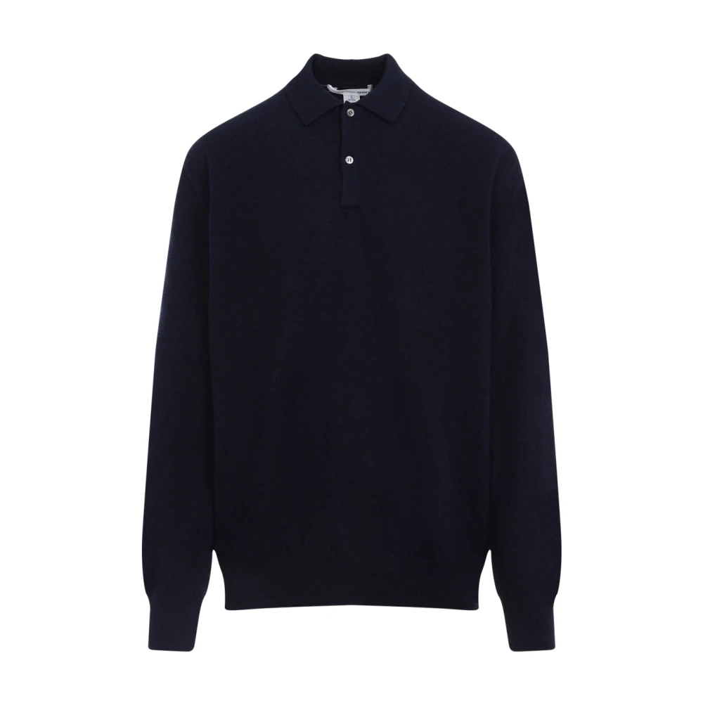 Comme des Garçons Blauwe Wollen Trui Aw24 Blue Heren