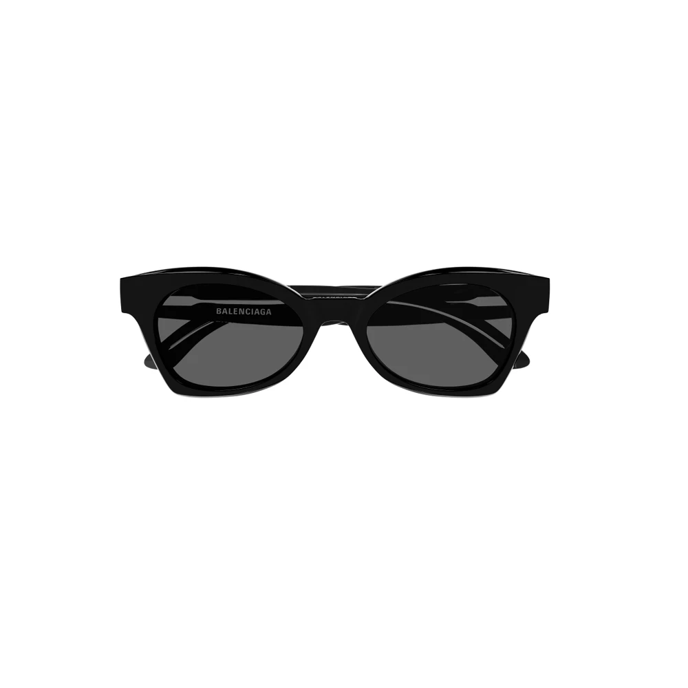 Balenciaga Vlinderzonnebril voor Dames met Precieze Hoeken Black Dames