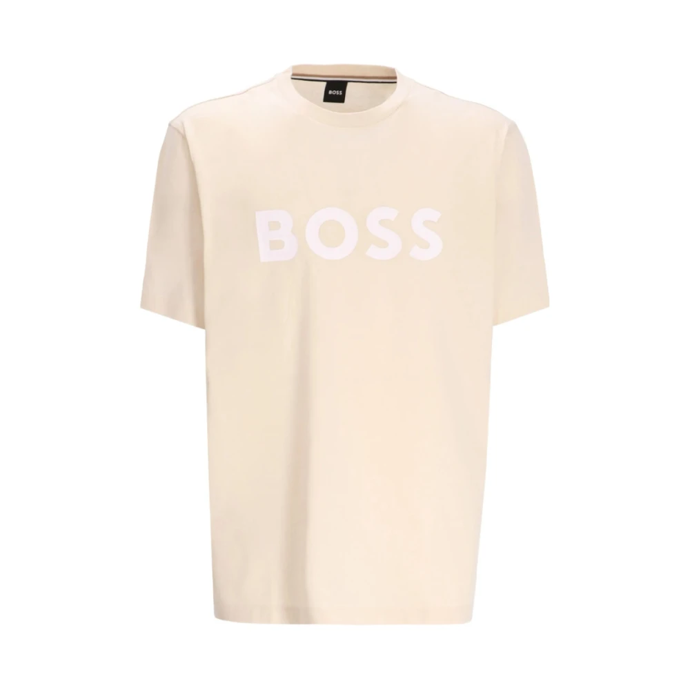 Hugo - Tops > T-Shirts - Beige - Hugo - Modalova