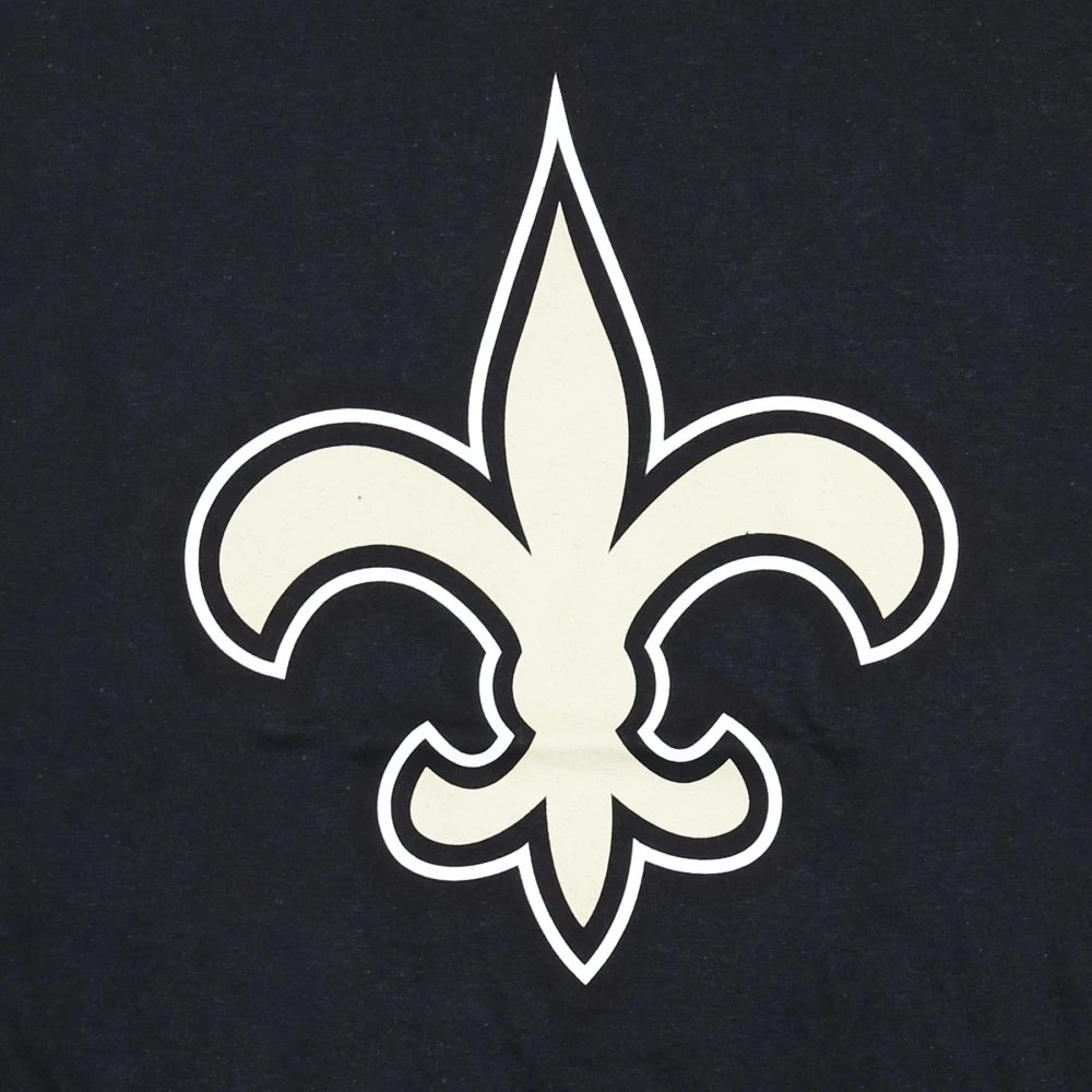 Nike NFL Logo T-shirt New Orleans Saints Black Heren