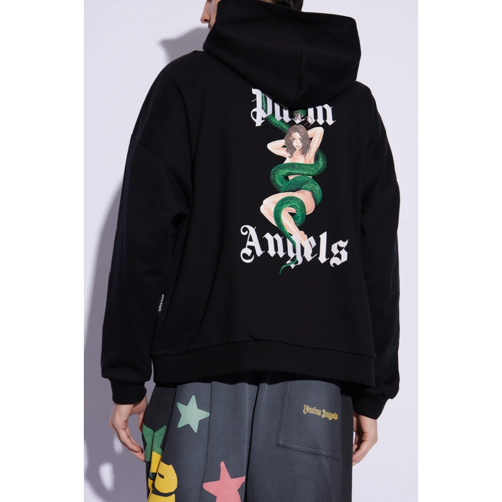 Palm Angels Hoodie Black Heren