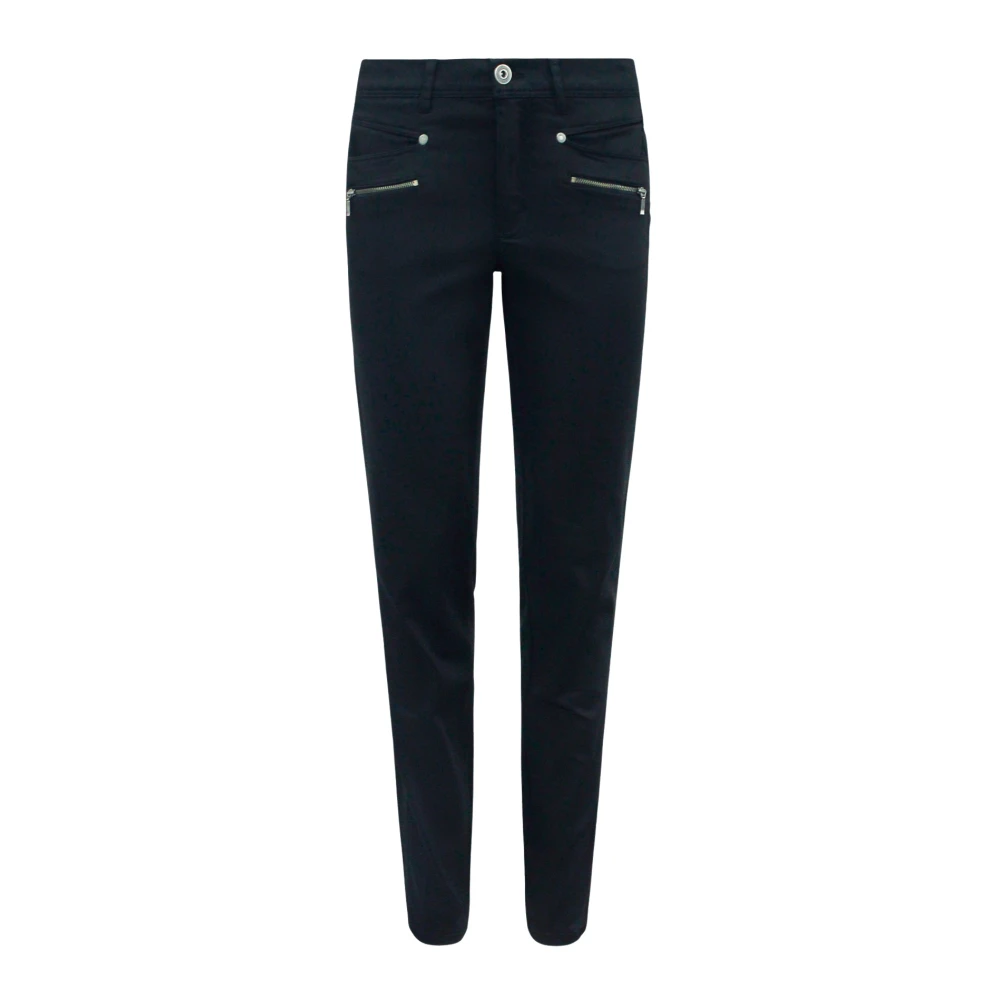 2-Biz Slim Fit Broek Black Dames