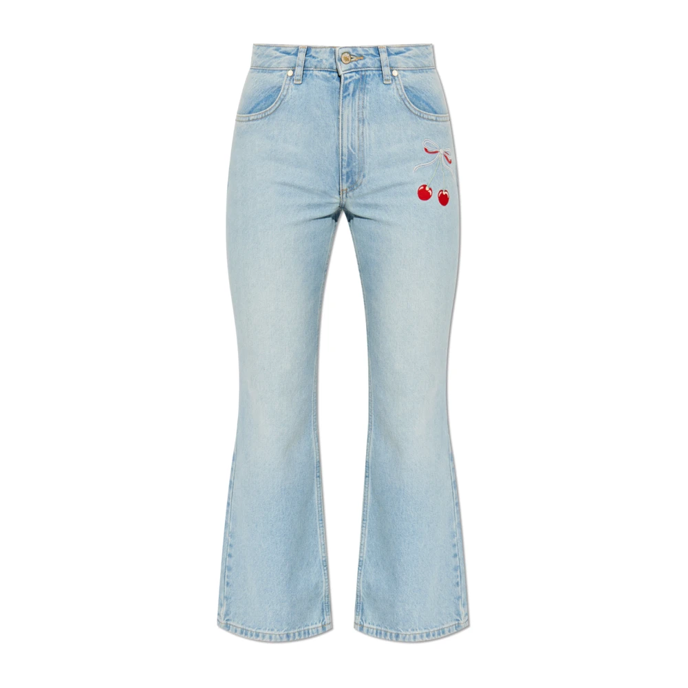 Jeans > Cropped Jeans - - Loveshackfancy - Modalova