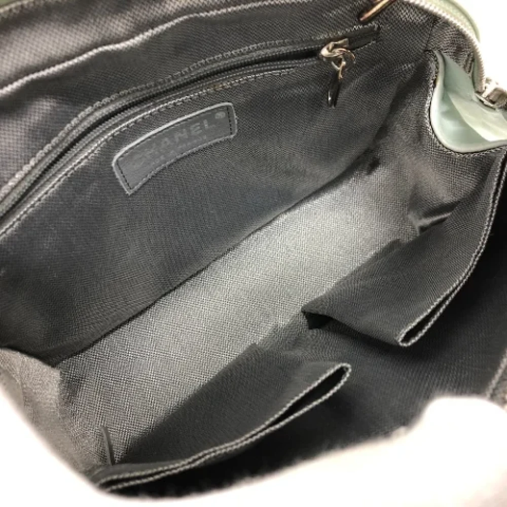Chanel Vintage Pre-owned Leather chanel-bags Green Dames