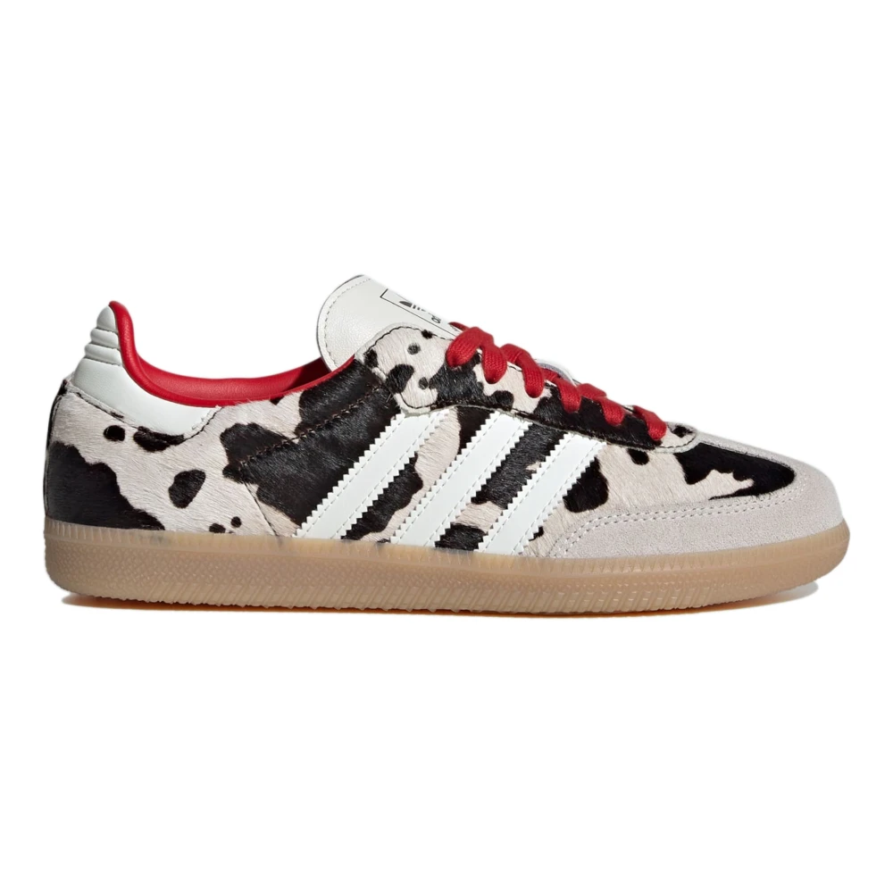 Adidas Samba Og Trainers Cow Print Aurora Coffee White Gum in Women's Size 6, Office Shoes - Image 5