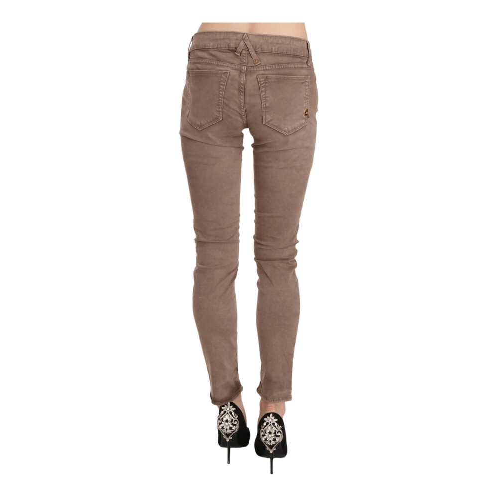 Cycle Bruine Slim Fit Skinny Jeans Brown Dames