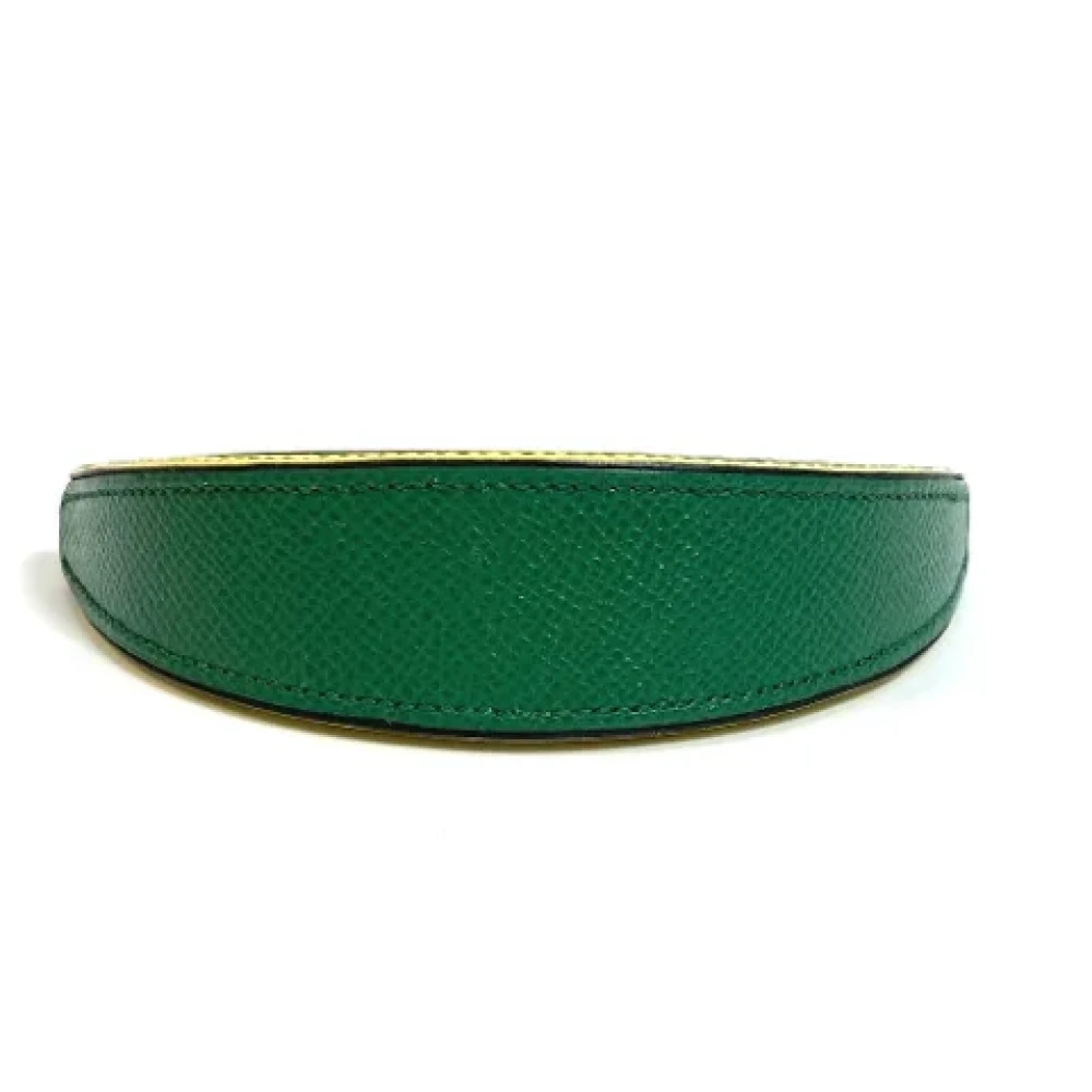 Hermès Vintage Pre-owned Leather home-office Green Dames