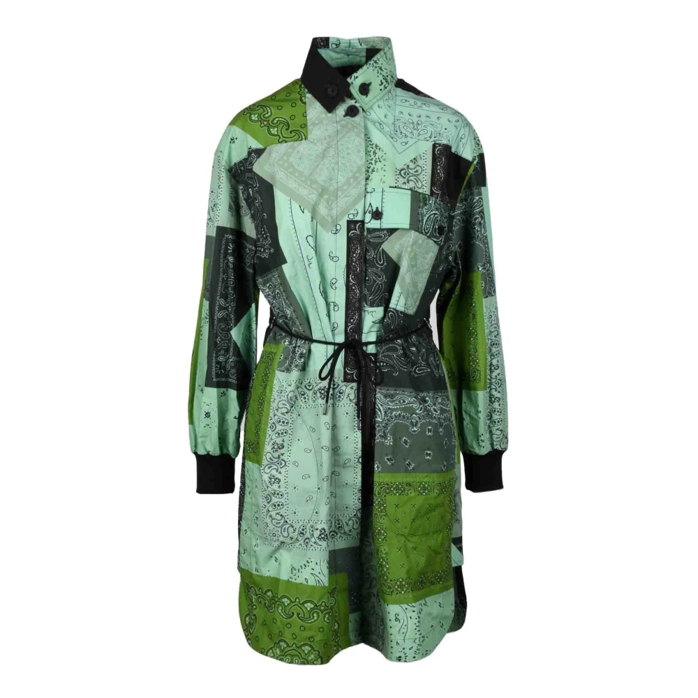 Kenzo Katoenen jurk voor vrouwen Green Dames