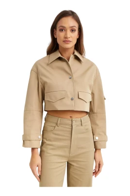 Bracha Cropped Skjortjacka