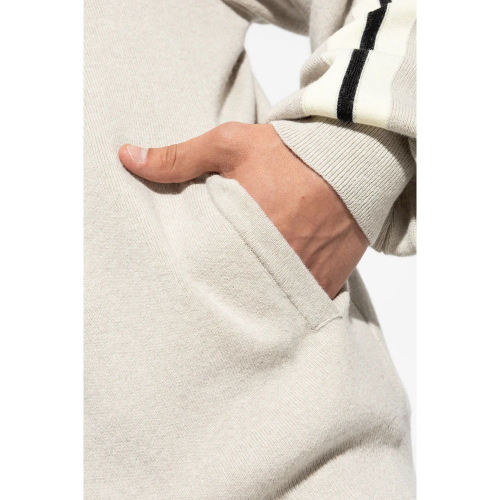 Palm Angels Trui met logo Gray Heren