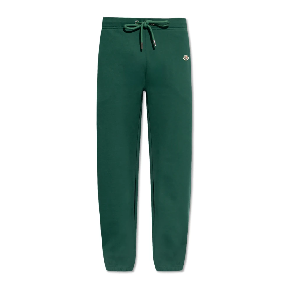 Moncler Sweatpants met logo Green Heren