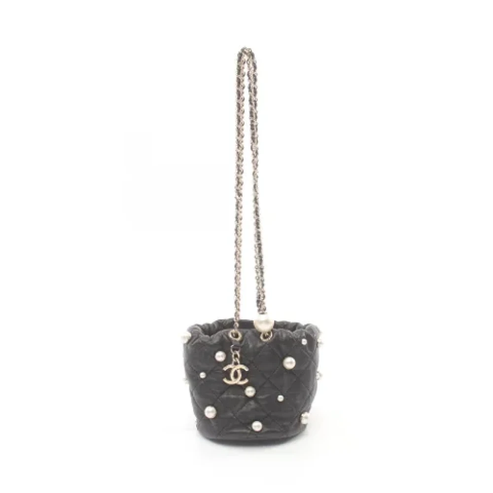 Chanel Vintage Pre-owned Fabric chanel-bags Black Dames