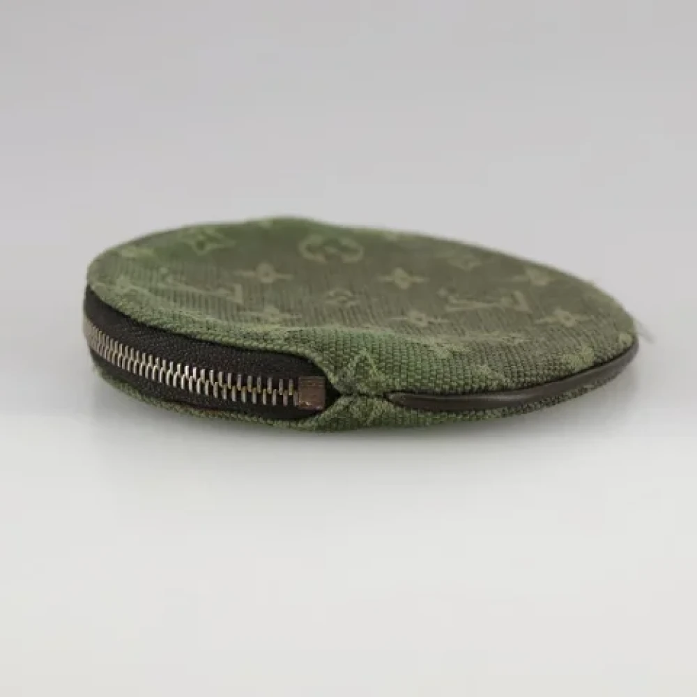 Louis Vuitton Vintage Pre-owned Canvas wallets Green Dames
