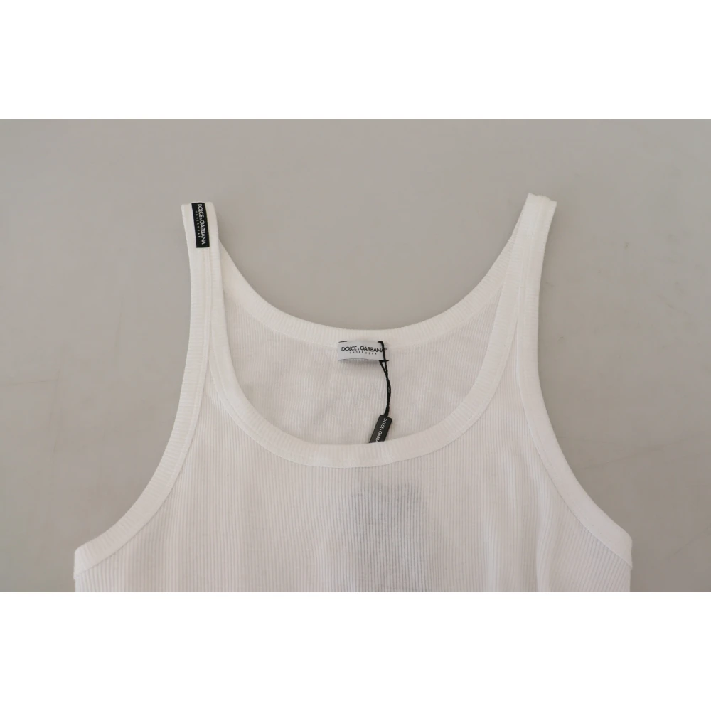 Dolce & Gabbana Sleeveless Tops White Heren