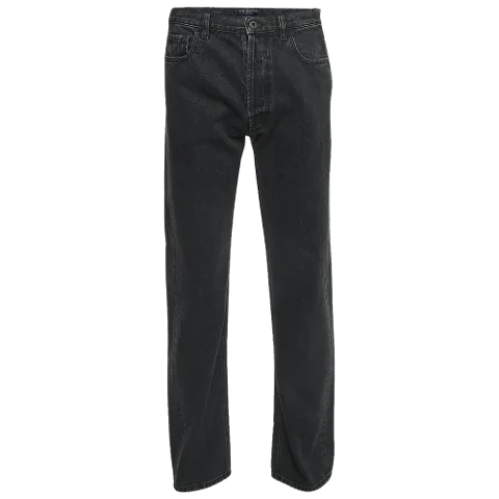 Valentino Vintage Pre-owned Denim jeans Gray Dames