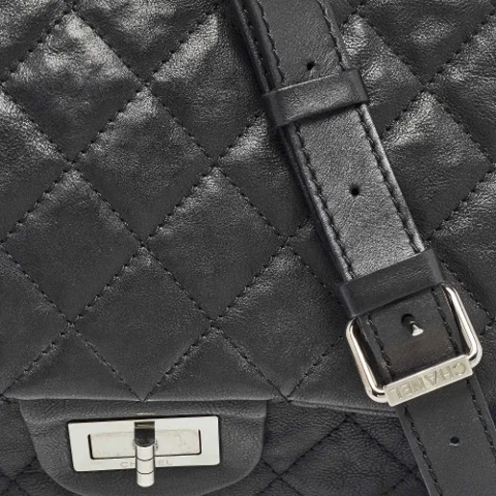 Chanel Vintage Pre-owned Leather chanel-bags Black Dames