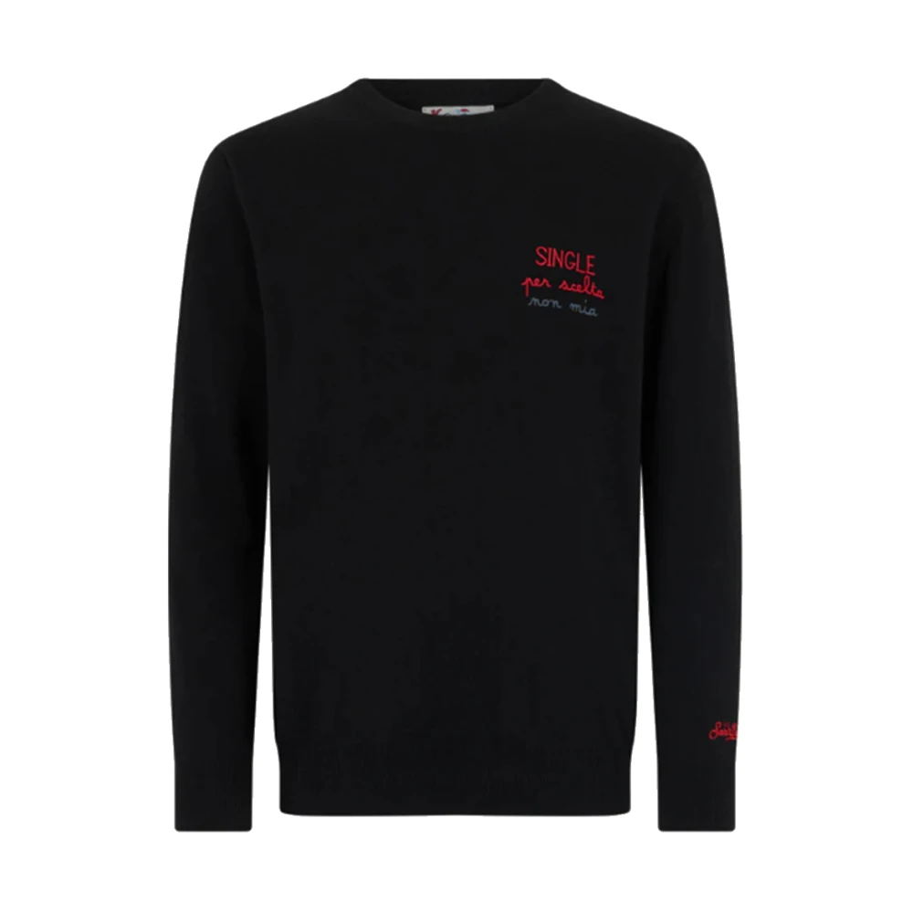 MC2 Saint Barth Zwarte Heron Trui Black Heren