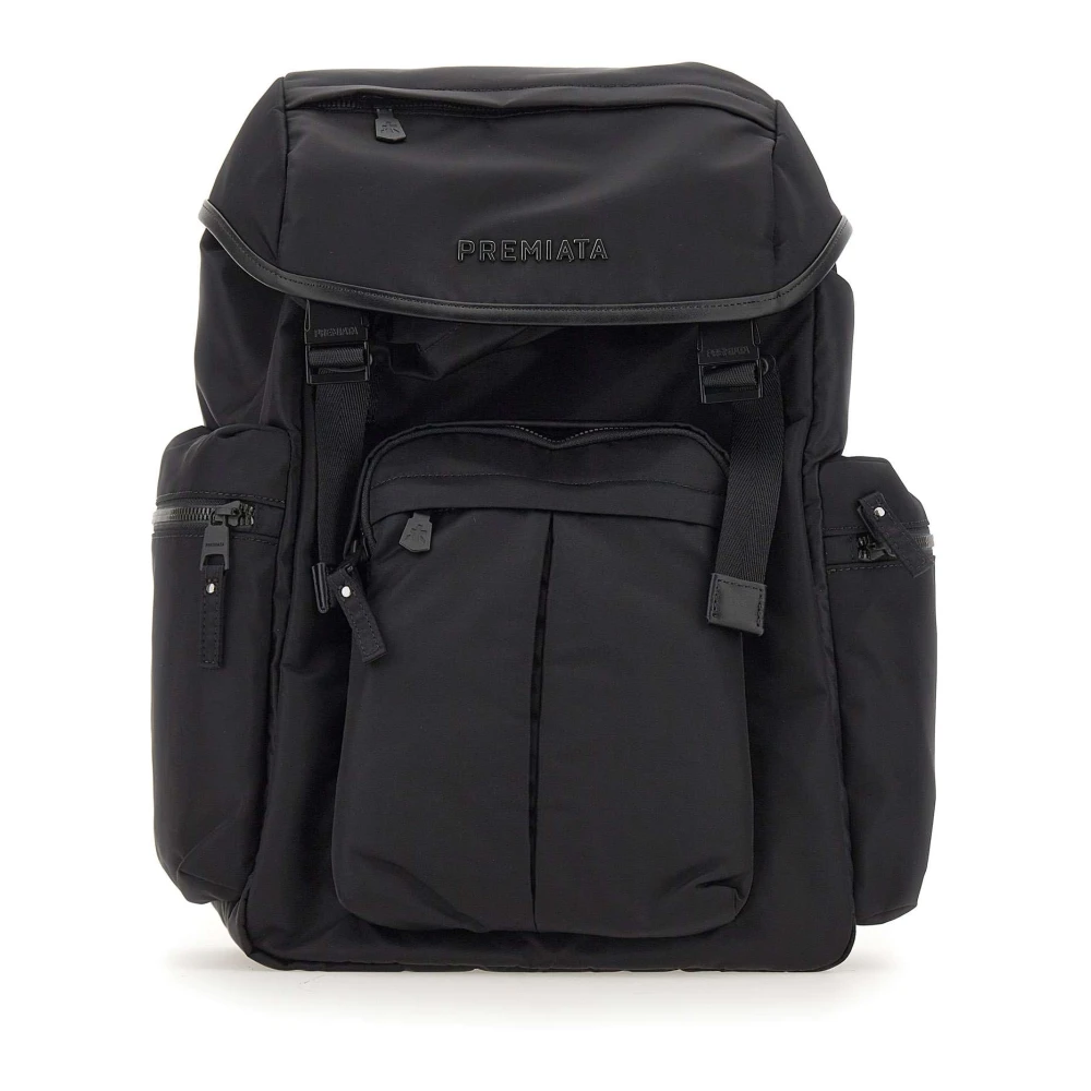 Premiata Men's Black Backpacks, One Size, Booker Backpack
