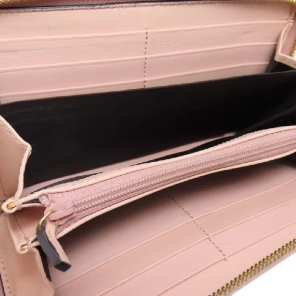 Gucci Vintage Pre-owned Leather wallets Pink Dames