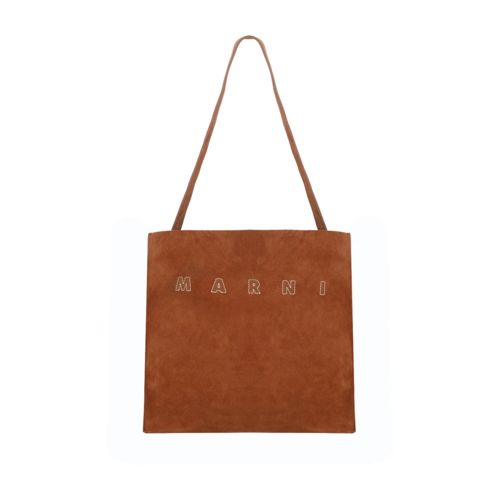 Marni Vrouw Bruin Tassen Dames, One Size, Shoulder Bags