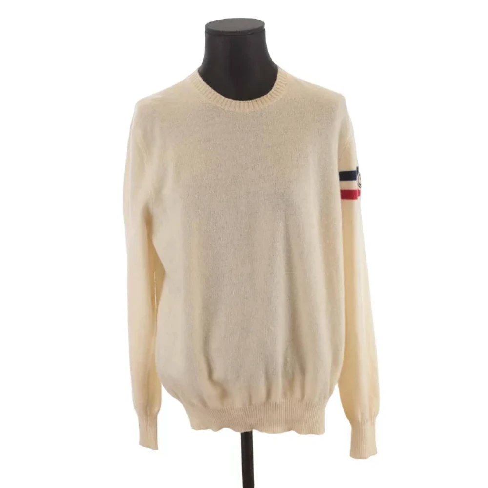 Moncler Pre-owned Wool tops White Dames
