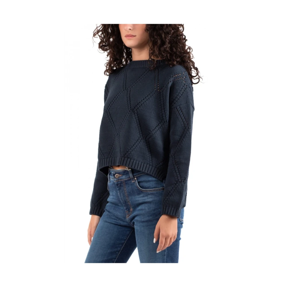 Weekend Dames Korte Mouw Top Blue Dames