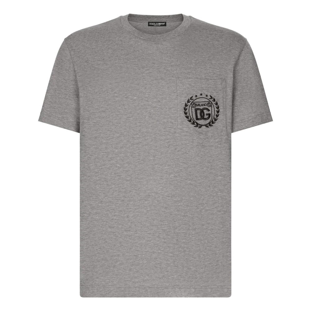 Dolce & Gabbana Uomo Grigio Top, L, New,