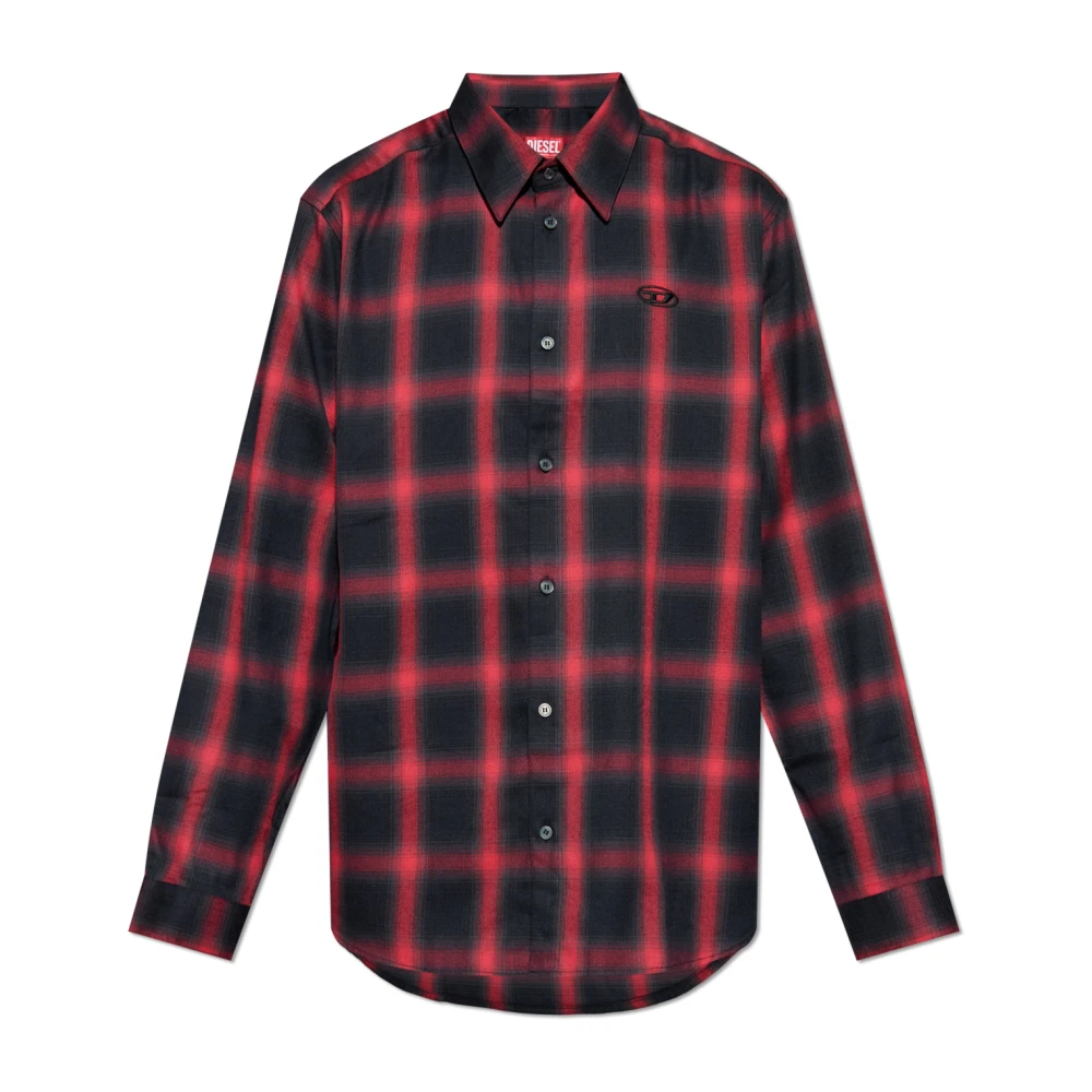 Diesel Uomo Rosso - S-Simply-Check-Hgbt Shirt - Shirts - L