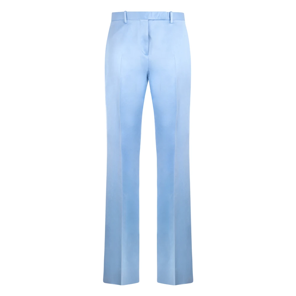 Tom Ford Women's Blue Straight Trousers, S, Straight Trousers