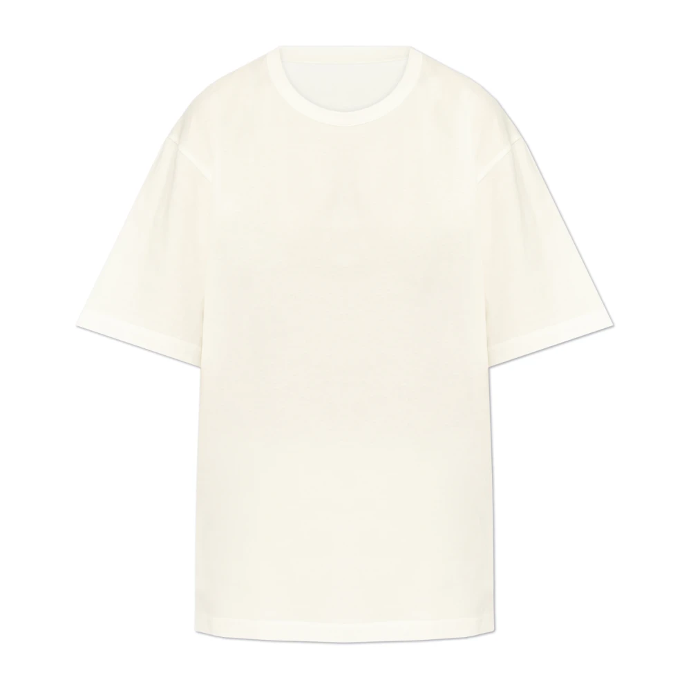 Y-3 T-shirt med tryck White, Dam