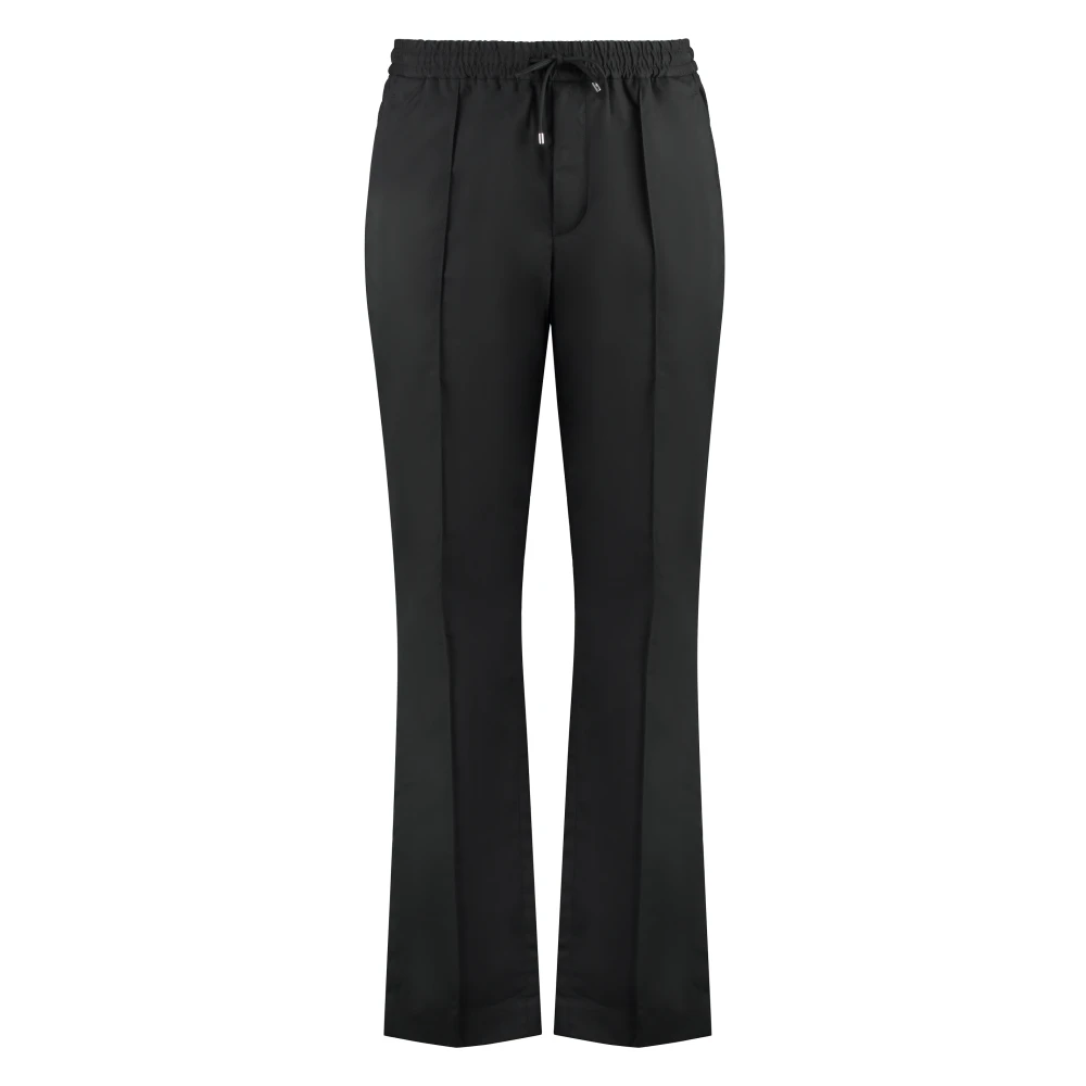Valentino Black Wide Trousers, Female, Xl, Wide Trousers