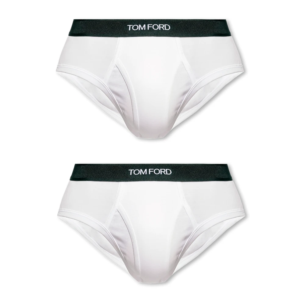Tom Ford Calzoncillos Bóxer Paquete De Dos Underwear Hombre Blanco M