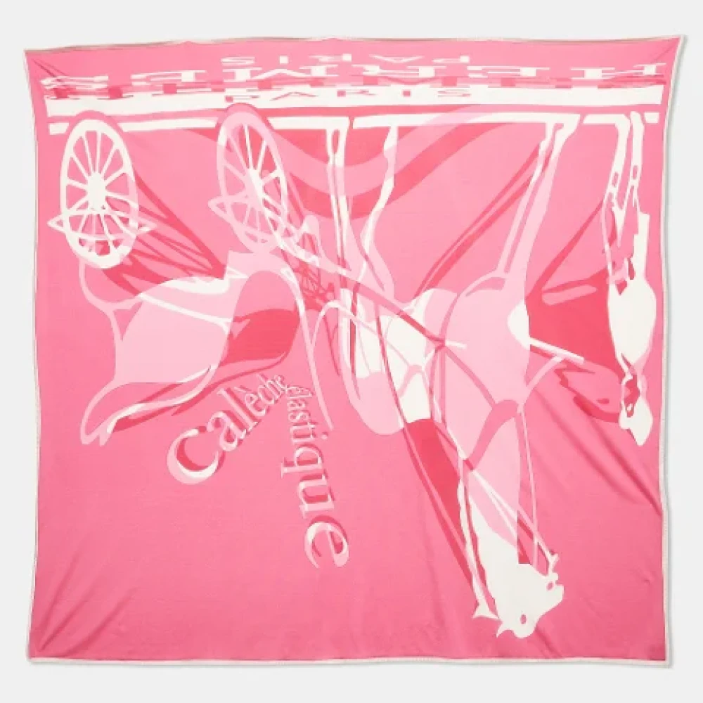 Hermès Vintage Pre-owned Silk scarves Pink Dames